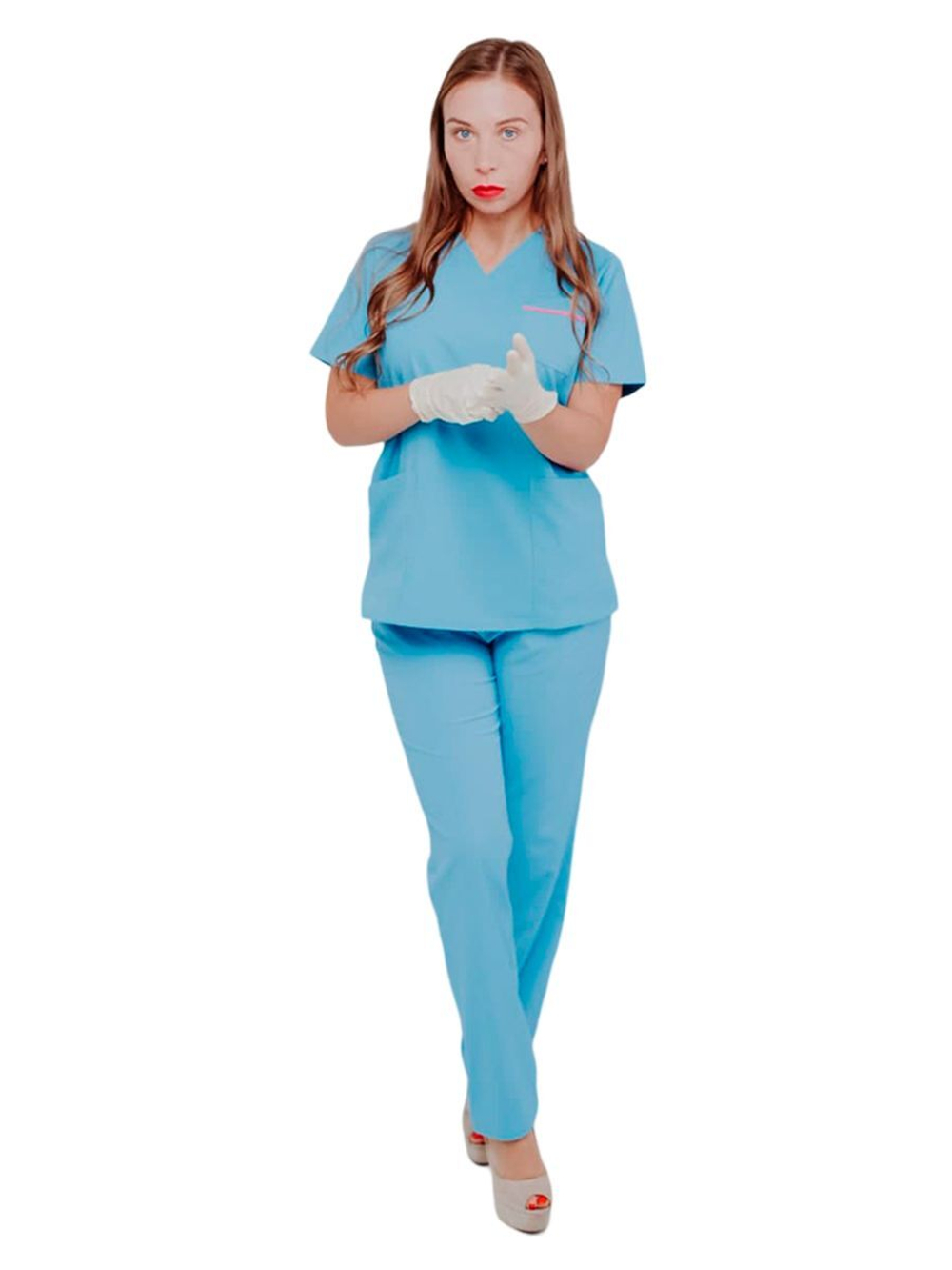 Туника медицинская женская Pulse 247 Montana, R132 светло-голубой, XL