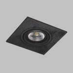 DK3021-BK Встраиваемый светильник, IP 20, 10 Вт, GU5.3, LED, черный, пластик