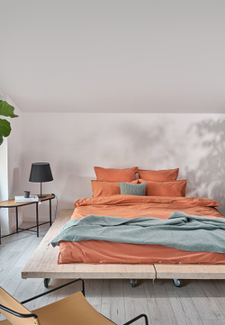 Наволочка 70x70 Luxberry Urban терракотовая