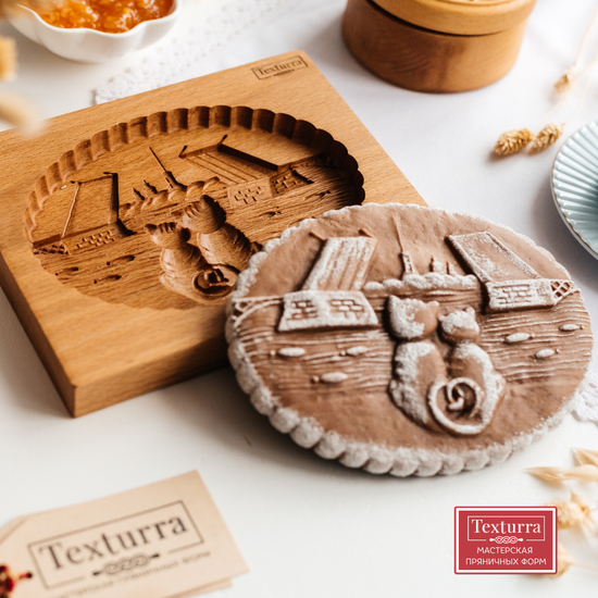 Пряничная форма Питерские коты