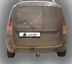 Фаркоп Лидер-Плюс (под квадрат) для LARGUS, вкл. CROSS с электрикой Smart и сертифкатом в комплекте арт.(VAZ-19E+smart)