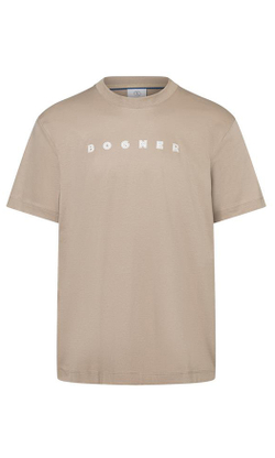 Футболка BOGNER LUKAS-3 в бежевом цвете