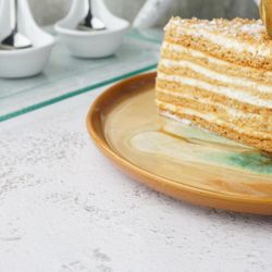 Тарелка d 18,5 см h1,5 см Light Brown Spots Sea Wave Frutti di Mare P.L. [1]