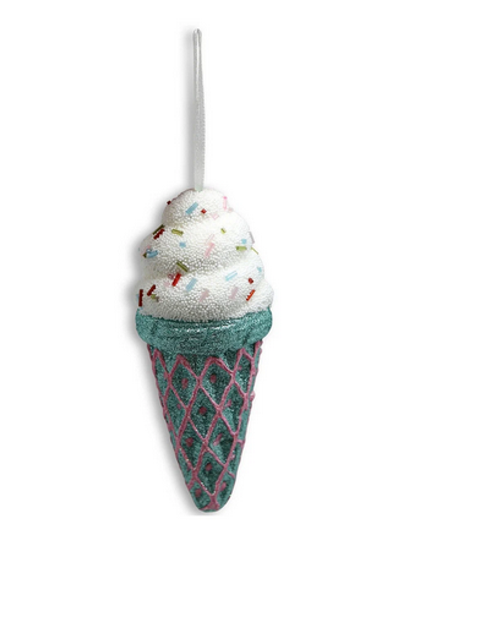 Подвеска "Клубничное мороженое-рожок"