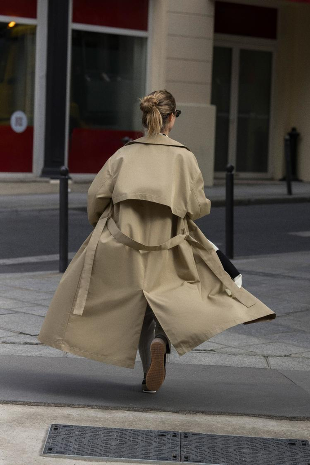 ZARA ДЛИННЫЙ ТРЕНЧ, РЫЖЕВАТО-КОРИЧНЕВЫЙ