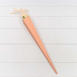 Коробка Ваза для цветов 6х6х60 см "Для одной розы" (Бежевый)