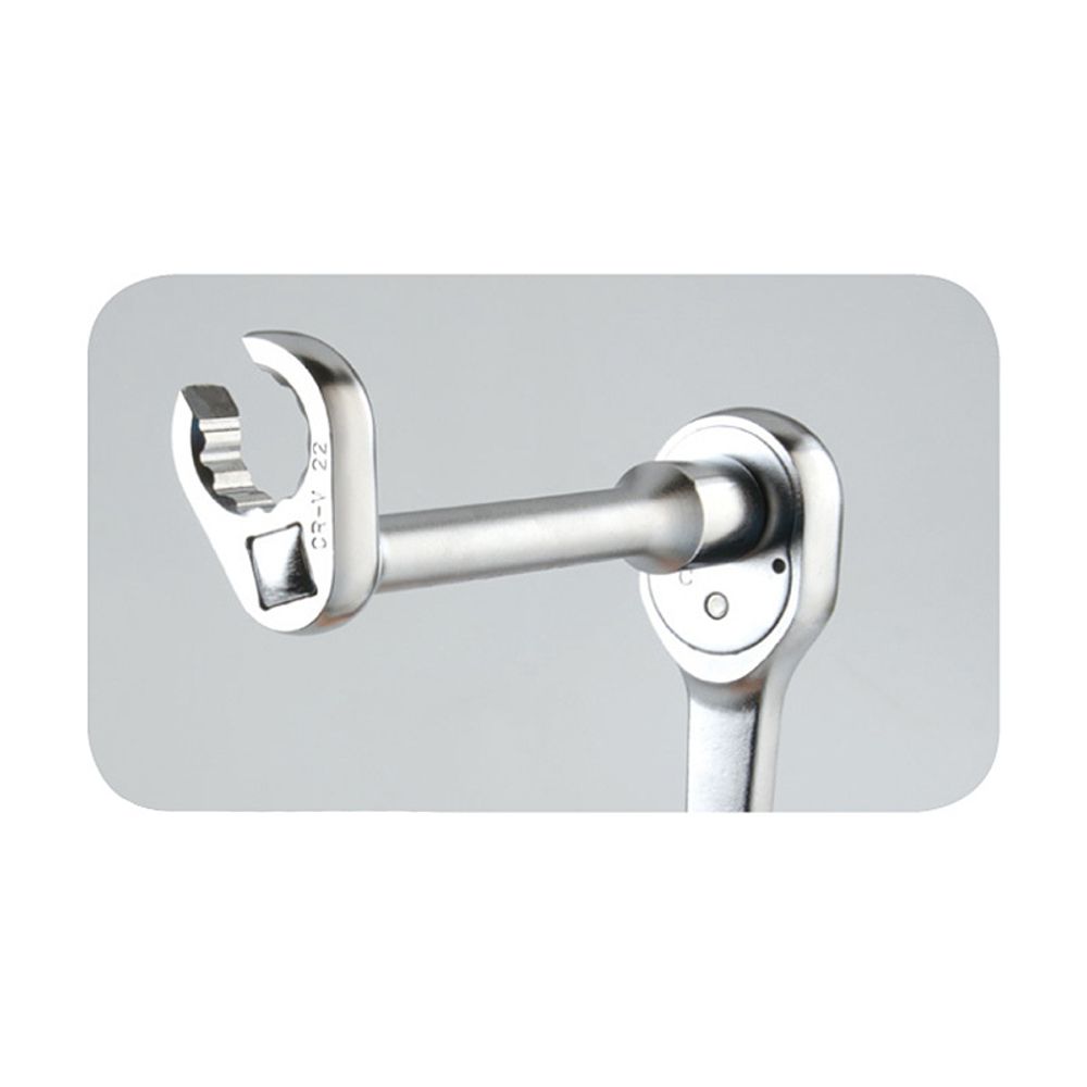 KING TONY (1E11MR) Набор разрезных ключей 3/8"&1/2" (воронья лапка), 10-22 мм, 11 предметов