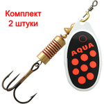 Блесна вертушка AGLIA 06,0g, лепесток № 3, цвет A0-06