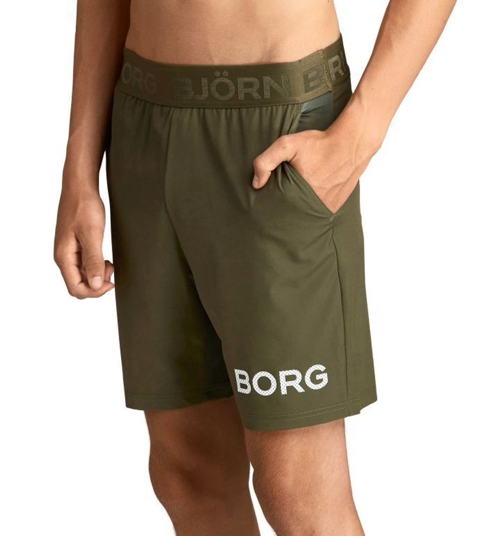 Шорты для мальчика теннисные Björn Borg Shorts Jr - ivy green
