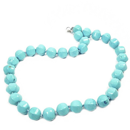 Бусы "Иоланта" кварцит(бирюза)