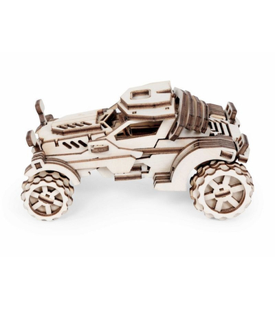 Деревянный конструктор Lemmo Спорткар Скат, 218 деталей