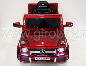 Детский электромобиль River Toys Mercedes-Benz-G-65-LS528 красный