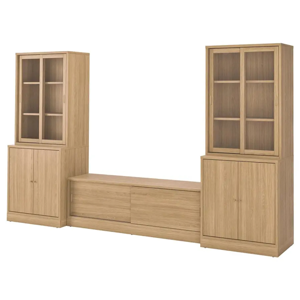 Комбинация для хранения  - TONSTAD  IKEA/ ТОНСТАД ИКЕА, 200х342 см, светло-коричневый