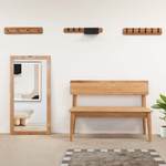 Настенная вешалка для одежды из дуба