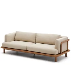 Трехместный уличный диван Turqueta из массива тика, 230 см