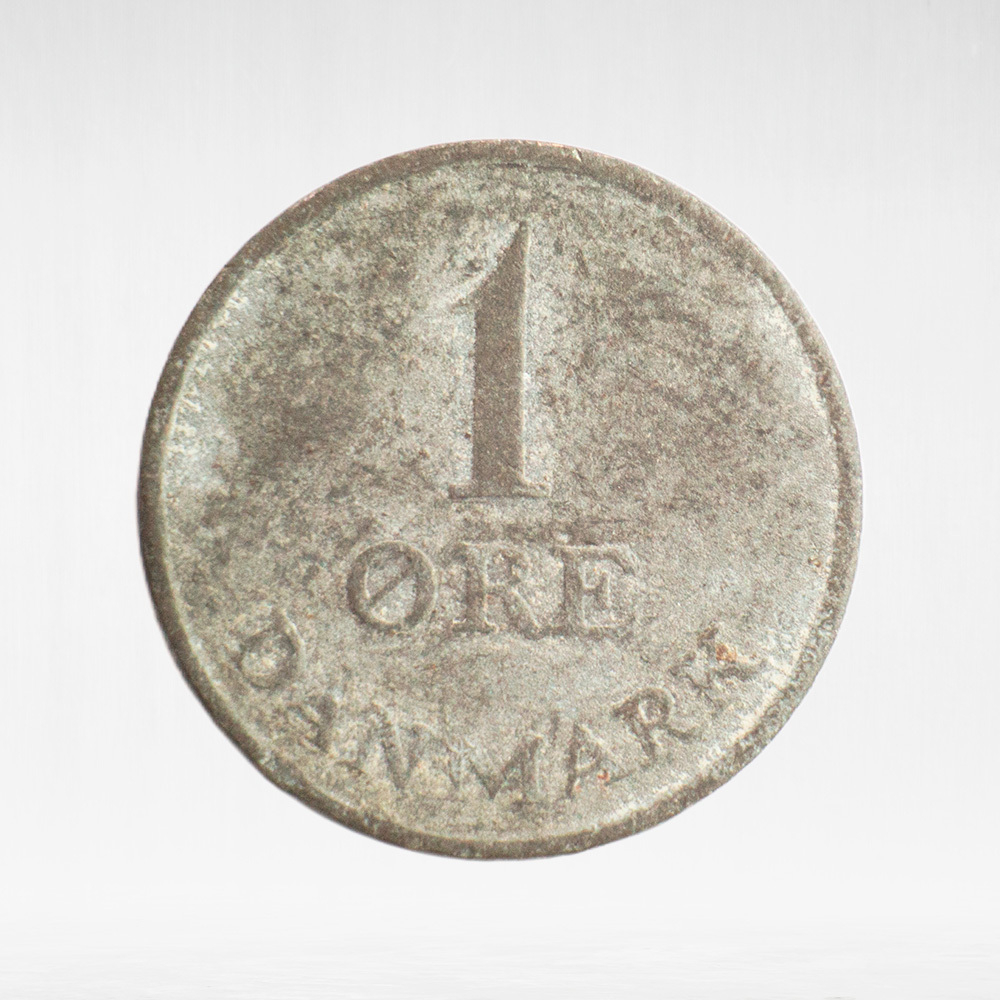 Denmark, 1 Øre - Frederik IX, 1962, F