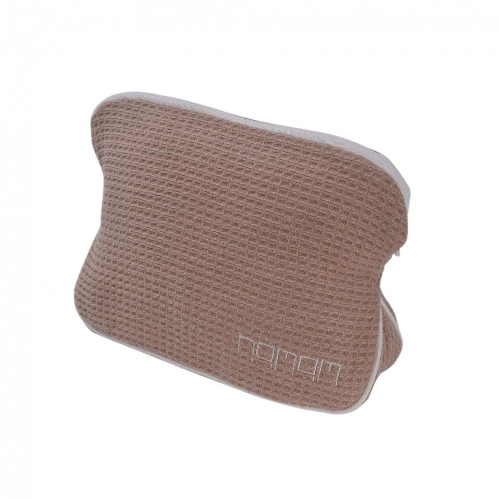 Косметичка Hamam Tosya коричневая-слоновая кость Турция