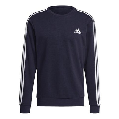 Мужская кофта теннисная adidas 3-Stripes French Terry Sweatshirt Men - Dark Blue, White