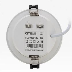 Citilux TRON CLD009012V LED Встраиваемый светильник Белый
