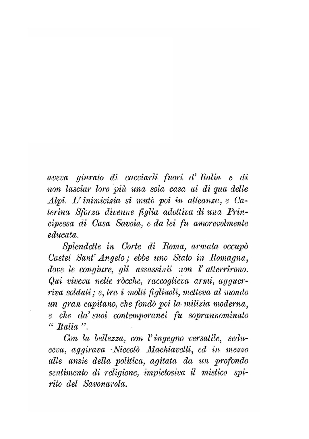 Caterina Sforza | P.D. Pasolini