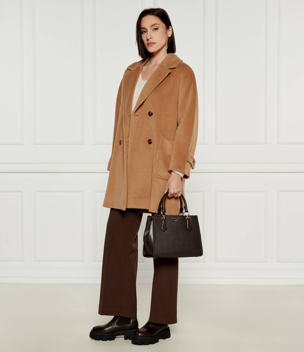 кожаная сумка-трапеция marilyn Michael Kors - коричневый(30S2G6AS2L)