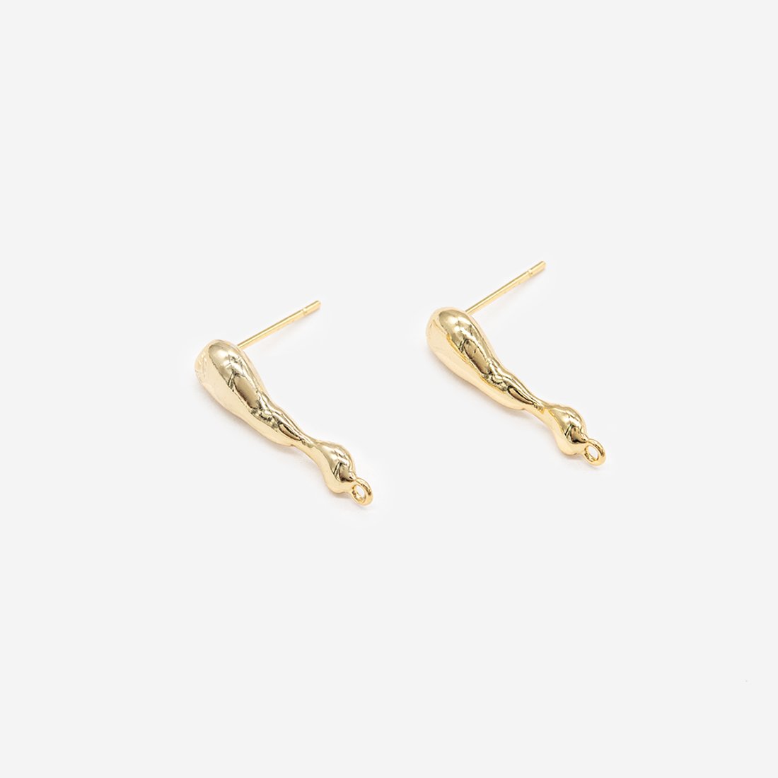 Швензы-гвоздики "Freeze", позолота, 20,5*5,5мм