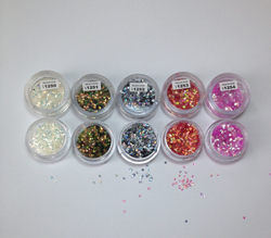 Кои (рыбья чешуя) для дизайна ногтей, серебро