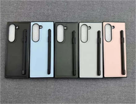 Накладка Leather Fiber для Samsung Z FLIP 6