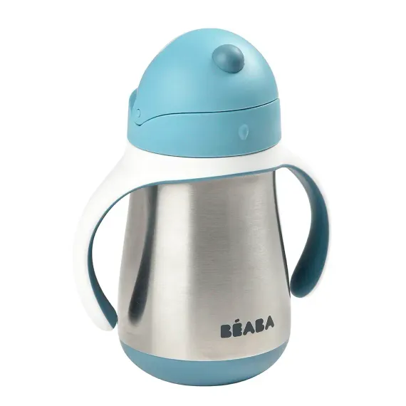 Поильник термос Beaba Tasse Paille Windi Blue
