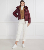 пуховая куртка monogram badge Tommy Hilfiger - бордовый(WW0WW37479)