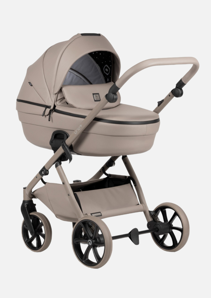 Tutis Коляска 2 в 1 UNO 6+ Leather Nocciola