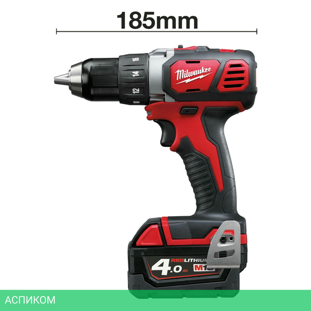 Дрель-шуруповерт Milwaukee M18 BDD-402C (4933443565)