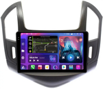 Магнитола для Chevrolet Cruze 1 2012-2015 (рамка черная) - FarCar BM261M-2K монитор 9.5" 2K QLED на Android 14, TS10, 4+32Гб, CarPlay, 4G SIM-слот