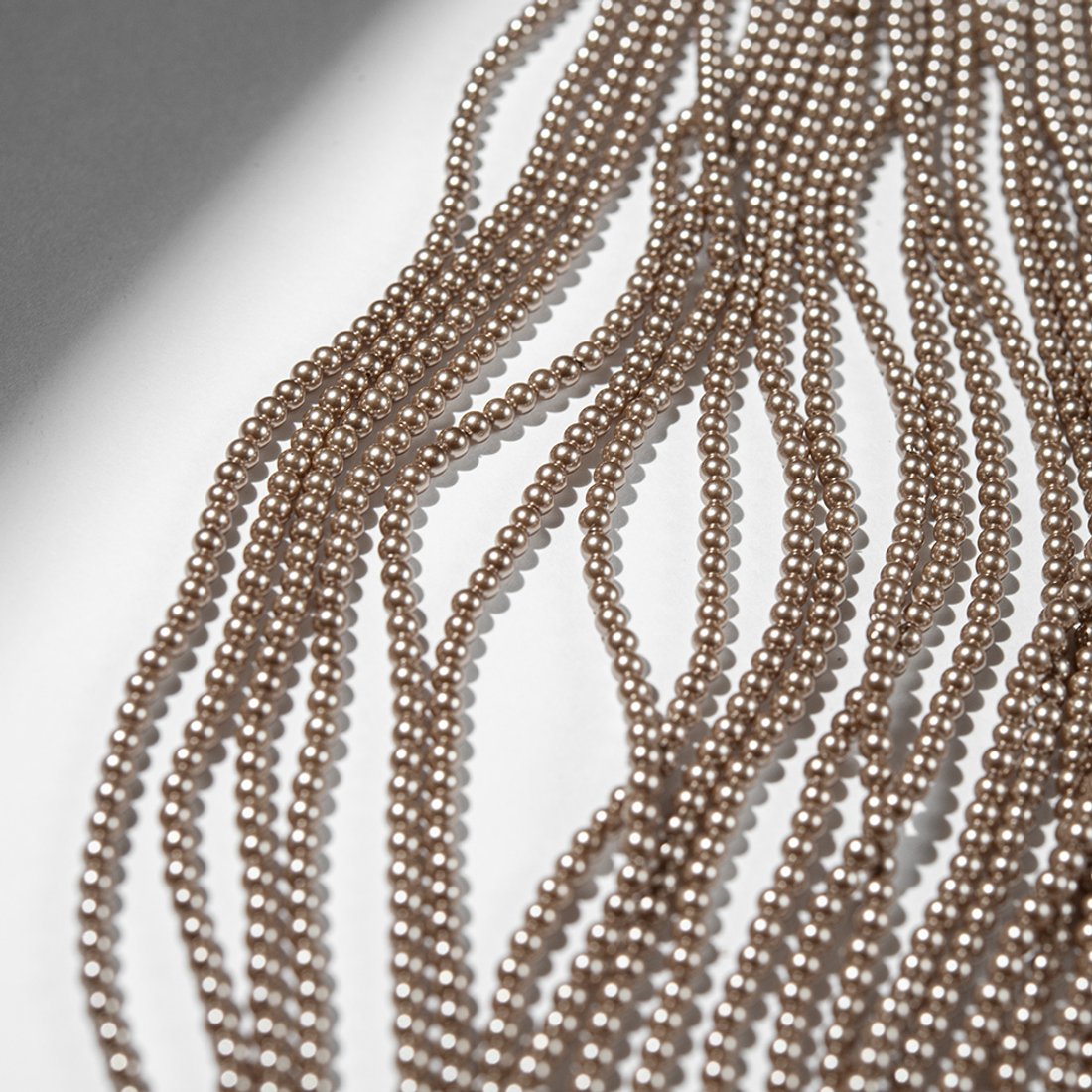 Хрустальный жемчуг, оттенок "Antique", шар 3,1мм, улучшенное покрытие