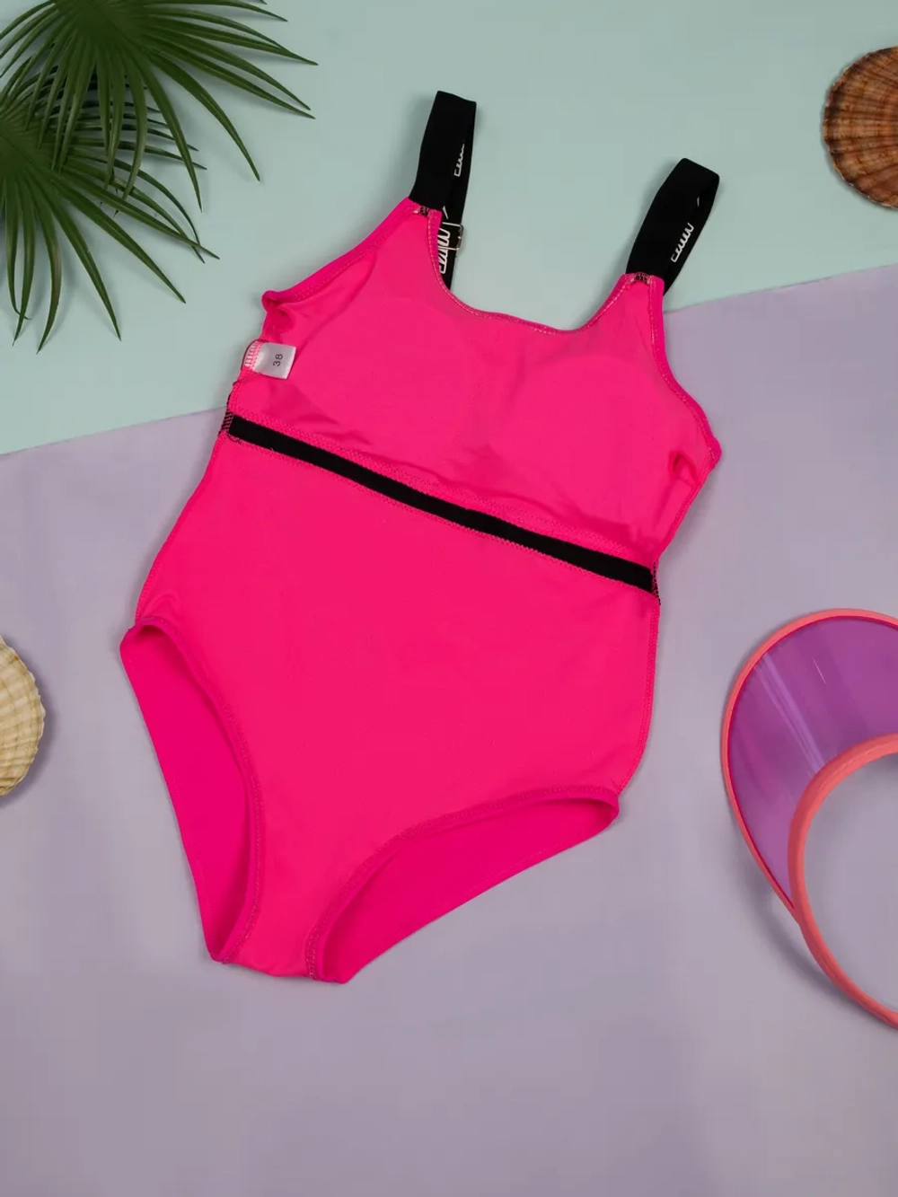 купальник слитный спортивный для бассейна утягивающий