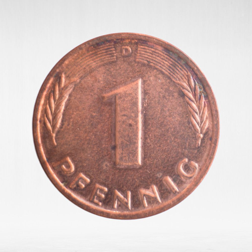 Germany, 1 Pfennig, 1984, (Munich Mint - "D"), VF