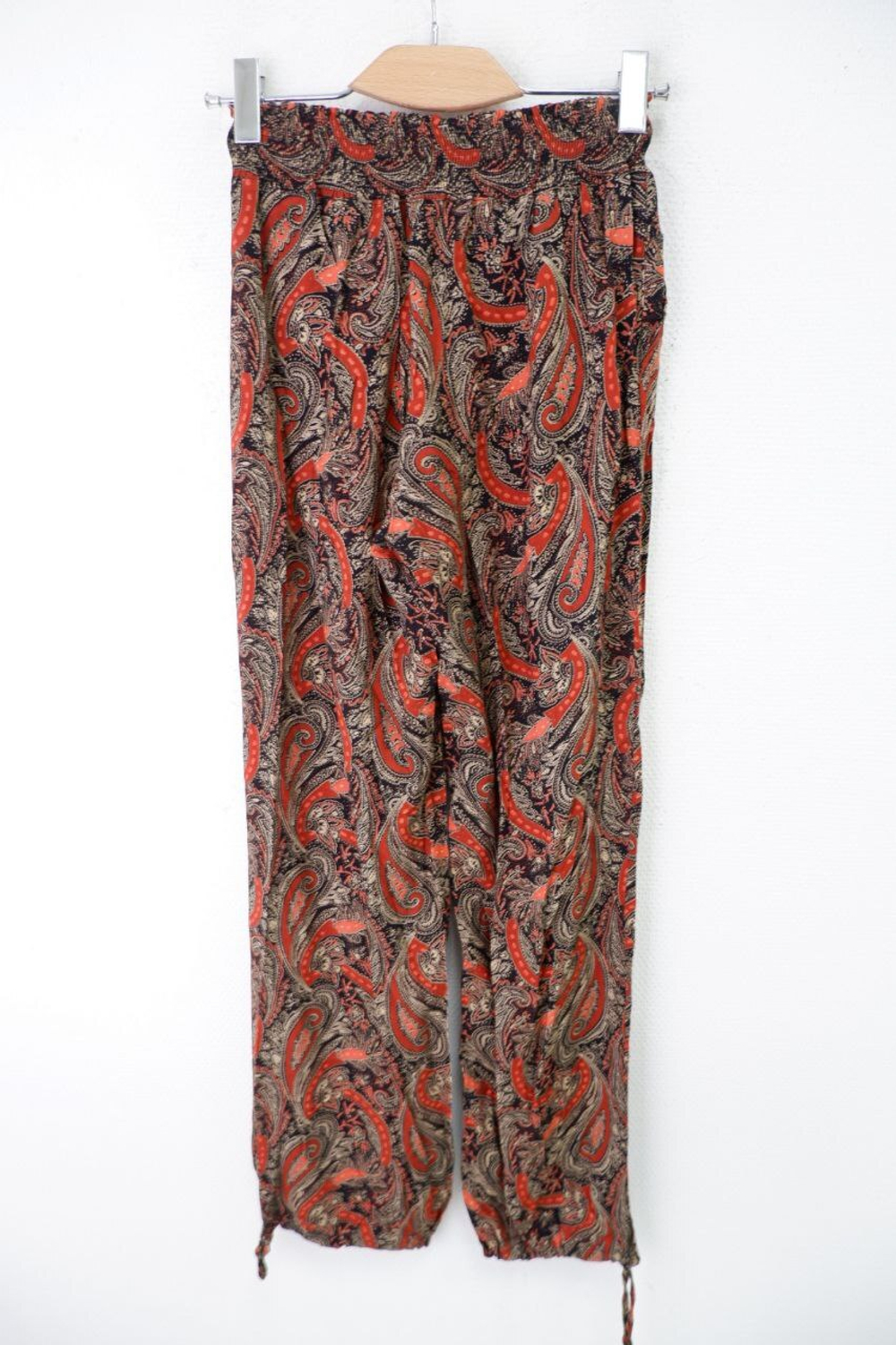 Брюки летние с принтом  46-48 размер