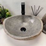 Раковина из речного камня RS-63892 (43*42*15) 0120