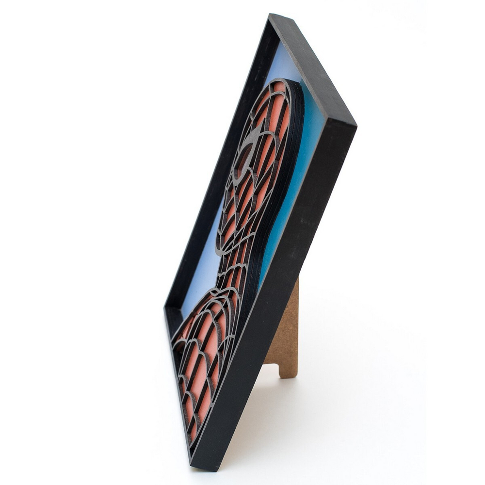 Человек Паук от SamCraft - сборная объемная картина из дерева своими руками, покрась, персонаж из вселенной MARVEL