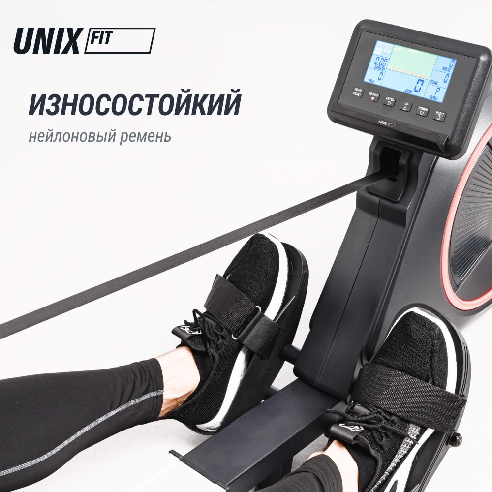 Гребной тренажер UNIX Fit Techno Rower 410E