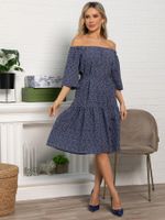 Платье с поясом Дафна (синее) П15523-8М LT Collection