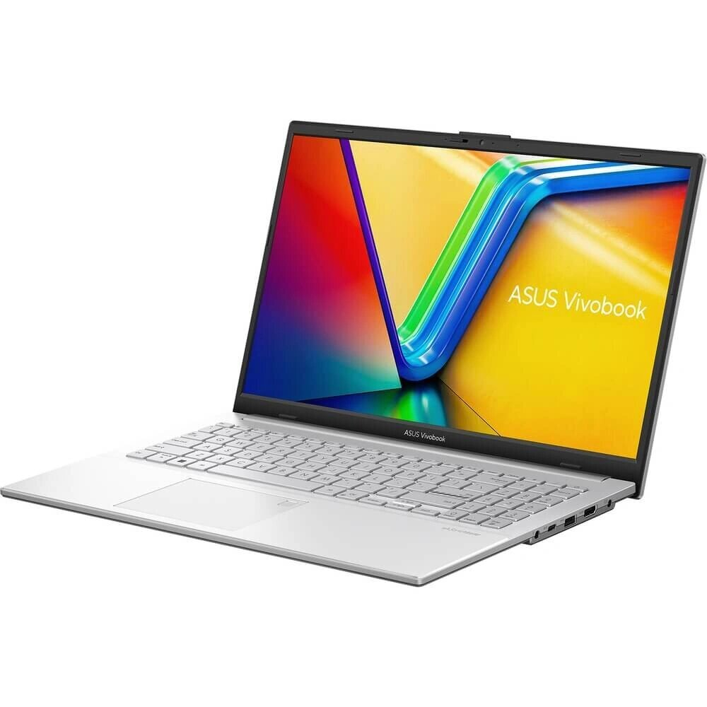 Ноутбук ASUS VivoBook Go 15 OLED E1504FA-L1834, Cool Silver (15.6" OLED, Ryzen 5 7520U, 16GB, SSD 512GB, AMD Radeon Graphics, noOS)