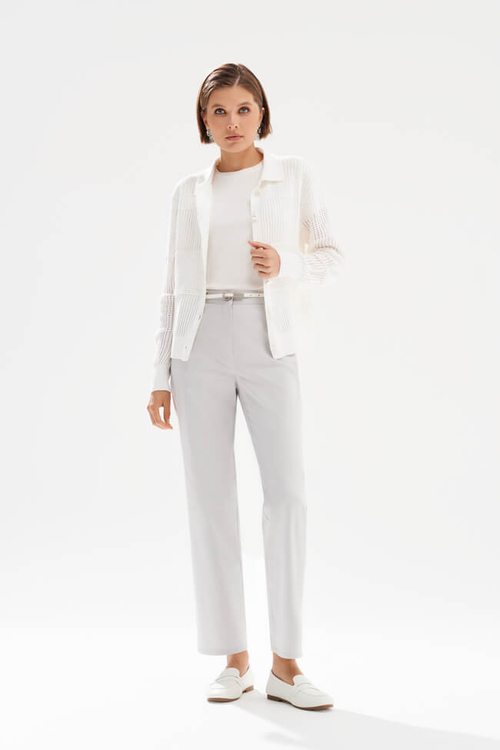 31335 Брюки женские (светло-серый джинс)