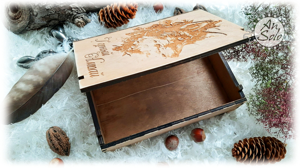 Шкатулка книжка "Лиса"