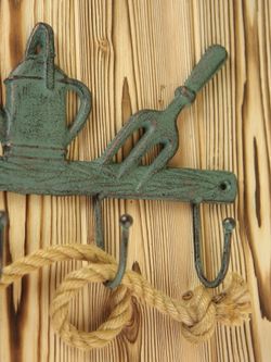 Iron Garden Вешалка настенная Огородная 4 крючка