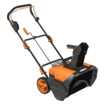 WORX WG471E 40В аккумуляторный снегоуборщик (2 x 4 Ач, ЗУ) ковш 50 см, выброс 6 м