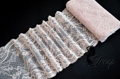 Новинка - эластичное кружево пудрового цвета