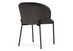 Стул на металлокаркасе Woodville Нейл серый, черный, ножки черные