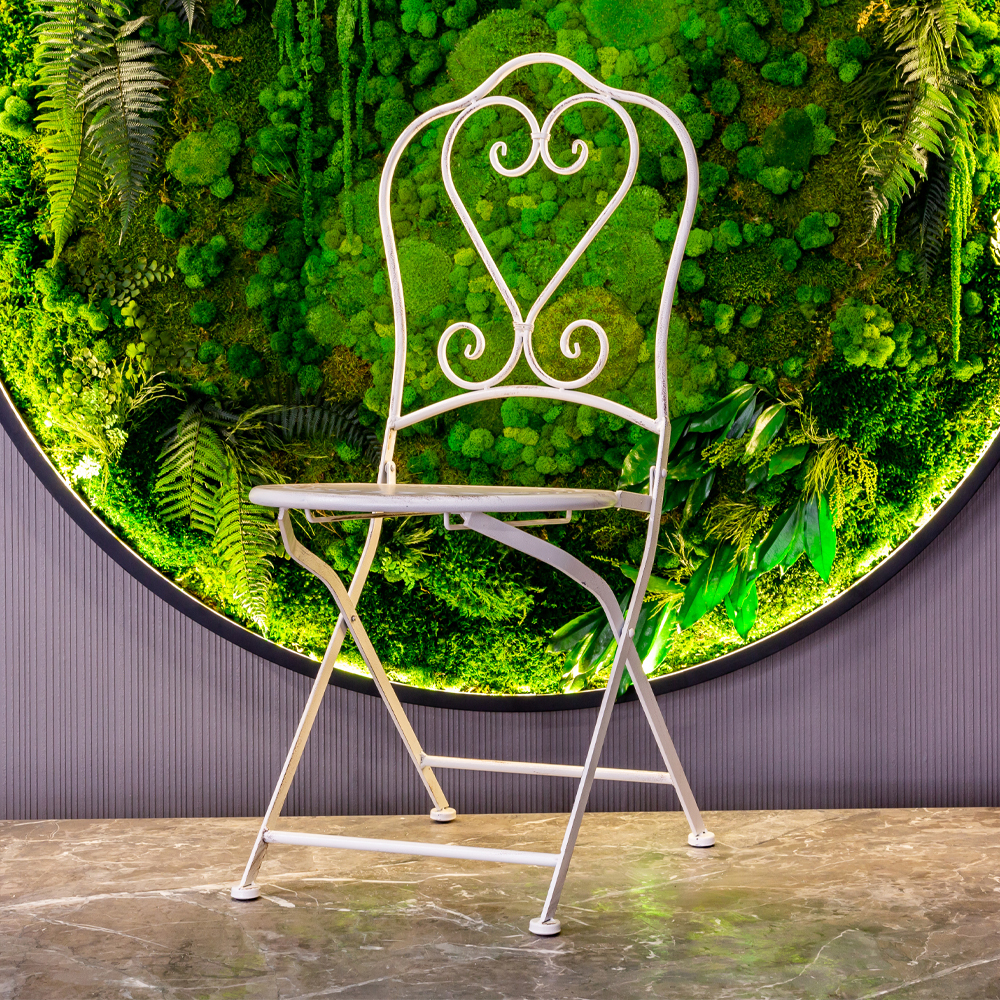 Стул складной Объект мечты Жарден белый антик OM-21061613