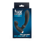 Черный вибромассажер простаты 14,5см Bior Toys Sex Expert SEM-55237